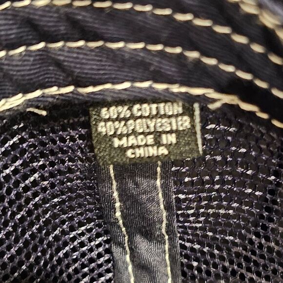 HARLEY DAVIDSON Motorcycles Firefighter Trucker Hat Strapback Cap - Picture 6 of 7